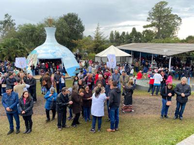 Missa em louvor ao Bom Jesus em Campo Mendes teve o Pároco Sebastião presidindo com liturgia da Rádio Campo Aberto